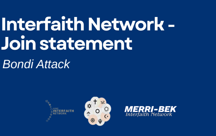 interfaith statement bondi attach
